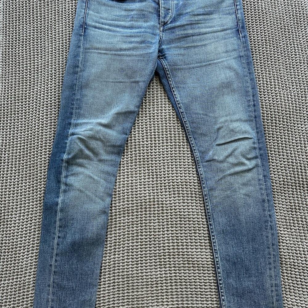 rag & bone Men's Light Blue Skinny Jeans - Fit 1 Extra Slim 32